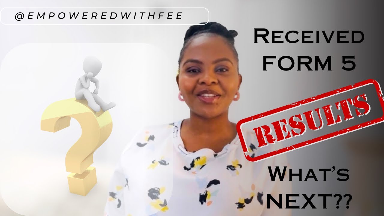 🇸🇿What YOU can do after receiving FORM 5 results🇸🇿 - YouTube