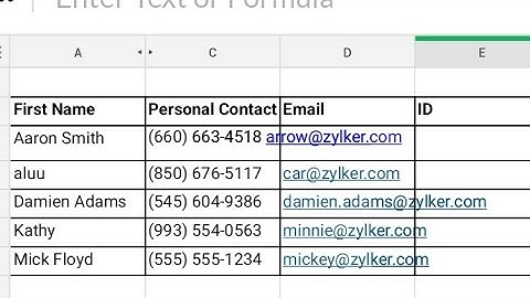 How to add border in Zoho sheet app in phone