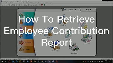 How To Retrieve Employee Contribution Report 如何获得员工贡款报告 | SQL Payroll