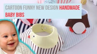 Cartoon Funny New Design Handmade Baby Bibs | WorryFreeBaby.com
