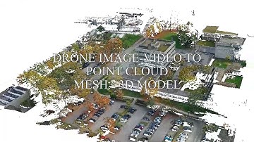 Drone Image-Video to Point Cloud-Mesh-3D Models #photogrammetry #pointcloud #3D #spatial #GIS #BIM