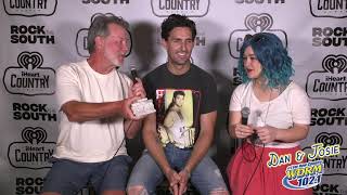 Jake Owen at Rock The South with Dan&amp;Josie