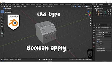 Blender Boolean Apply With Solidify & Bevel Modifier-mds design