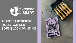 Artist in Residence: Soft Block Printing Demonstration screenshot 2