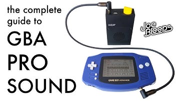 Game Boy Advance Pro Sound modification - a complete guide to GBA Prosound mods new for 2023