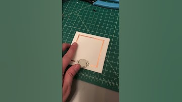 Super Basic Mini Paper Circuit SMD Push Button & SMD LED on Canvas