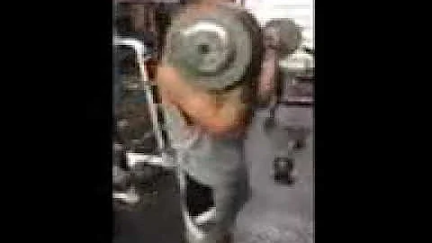 Jared Perdue working out