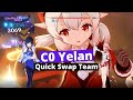C0 Emblem Set Yelan, Quick Swap Team |Tripple Crowned | Build at the End [Genshin Impact]