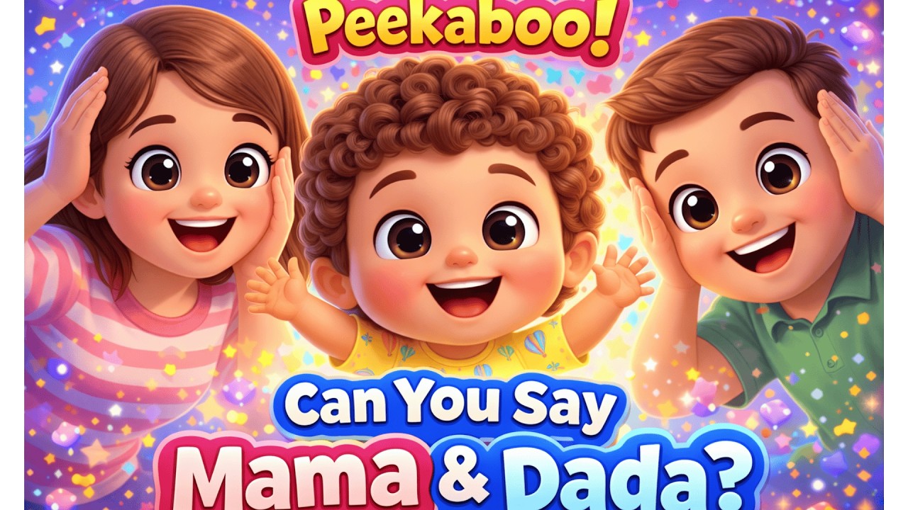 Peekaboo! Can You Say Mama & Dada? | First Words Song for Babies | Smart Tito
