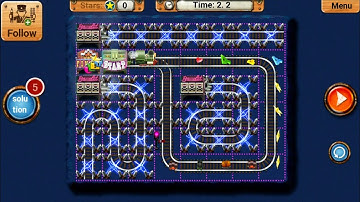 Train Track Maze Builder Puzzle Game | How To Solve Train Puzzle Games | Android Gameplay #656