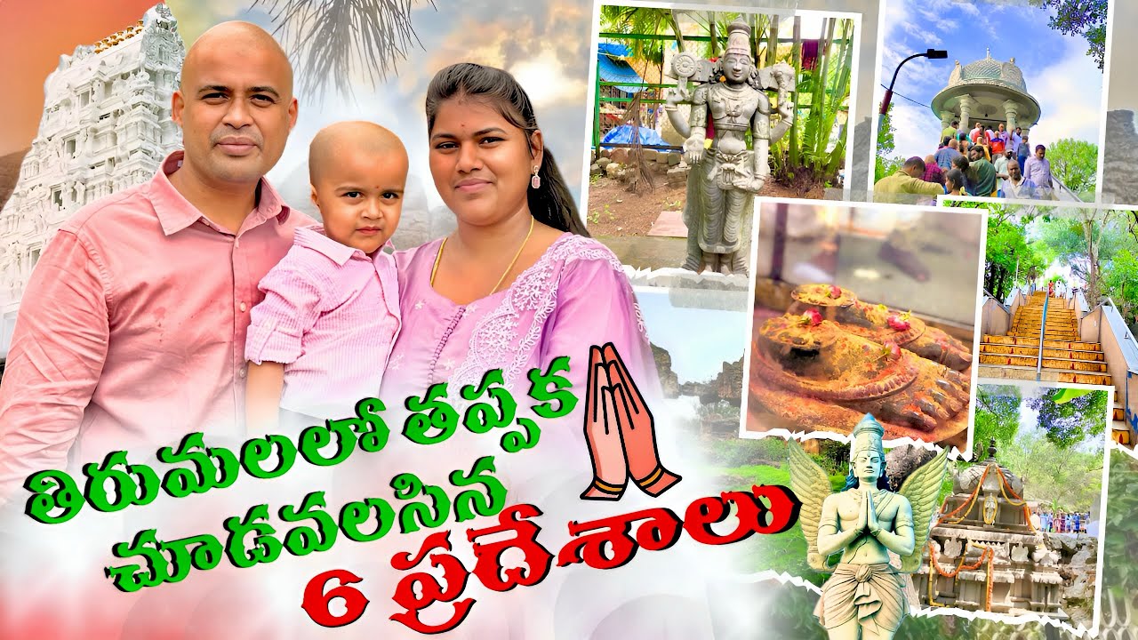 తిరుమలలో తప్పక చూడవలసిన 6 ప్రదేశాలు 🚙🙏🏻 #tirumala #tirupativlog #travelvlog #trending #vlog #trip