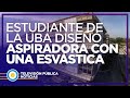 Una estudiante de la UBA diseñó una aspiradora con una esvástica