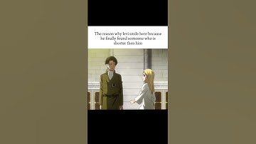 The moment when Levi Smiled 😄 Attack on titan moments #attackontitan #leviackerman