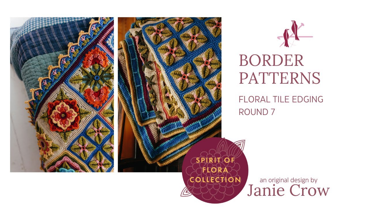 Border Patterns - Floral Tile Border: Round 7 - YouTube