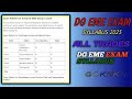 Army Dg Eme Syllabus 2025 | Dg Eme Trade Wise Syllabus 2025 | Army Group C Exam Syllabus 2025