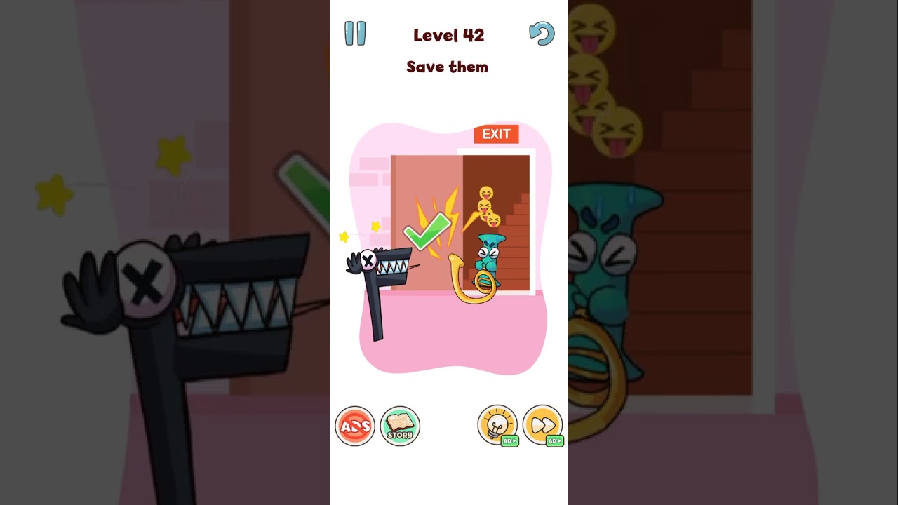 Alphabet DOP Delete Tricky Puzzle Level 42 Android Gameplay Solution