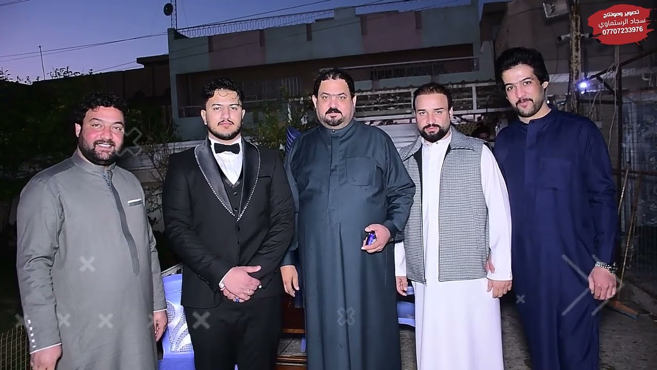 حفل زفاف آدم الدراجي الف مبروك 