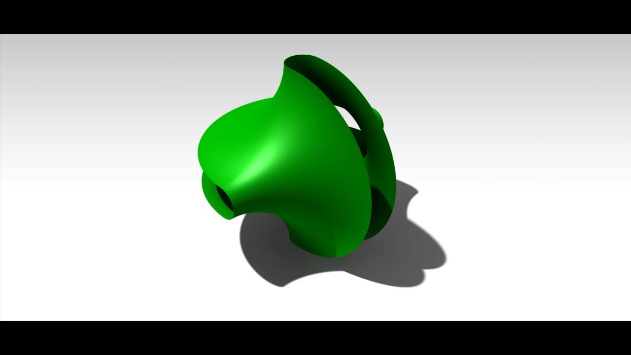 SpaceClaim Surface Modeling - YouTube