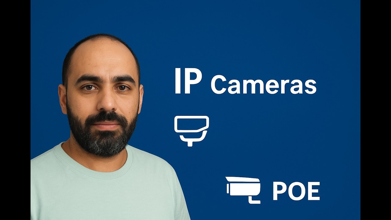 IP camera system components||مكونات نظام كاميرات ال ip - YouTube