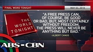 Final Word - May 3, 2019 | ANC