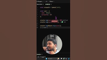 Javascript Symbol data type explained | JavaScript interview questions and answers