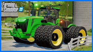 FASTEST TRACTOR EVER! - John Deere 9R 4213 (Mod Preview) | Farming Simulator 22 screenshot 1