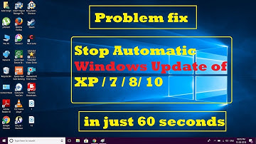 FIX "How to stop automatic updates in windows 7/8/10/XP"