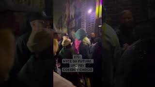 ETO, NYCE DA FUTURE, UFO FEV, COKEBOY CHEEZE DIOR OUTSIDE IN BROOKLYN #shorts