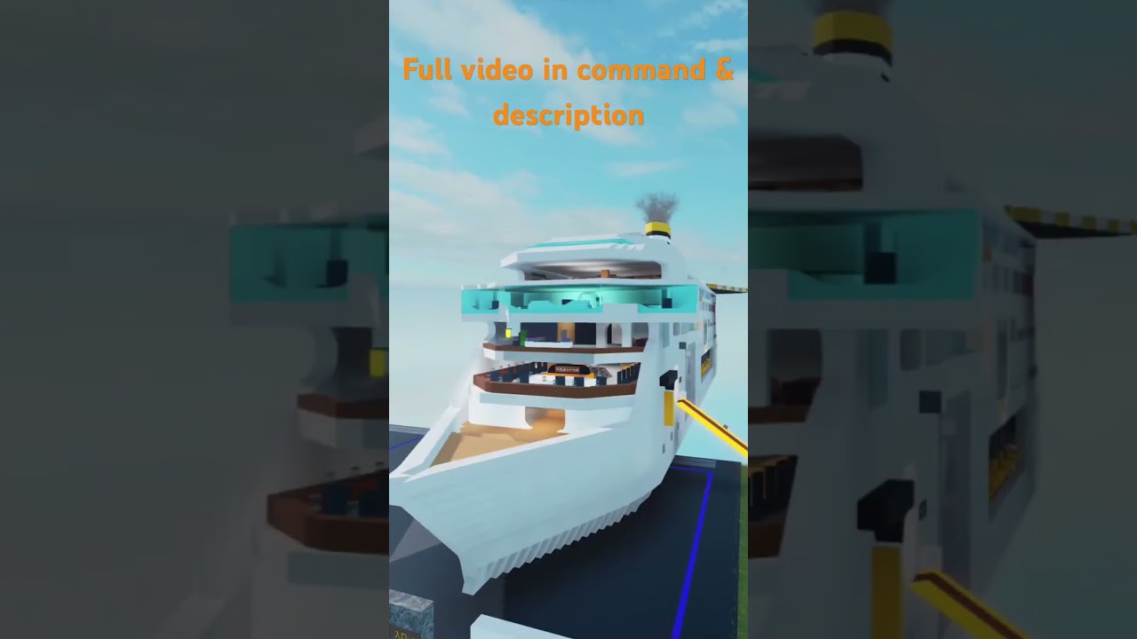 [Plane crazy] Cruise ship Trailer! 