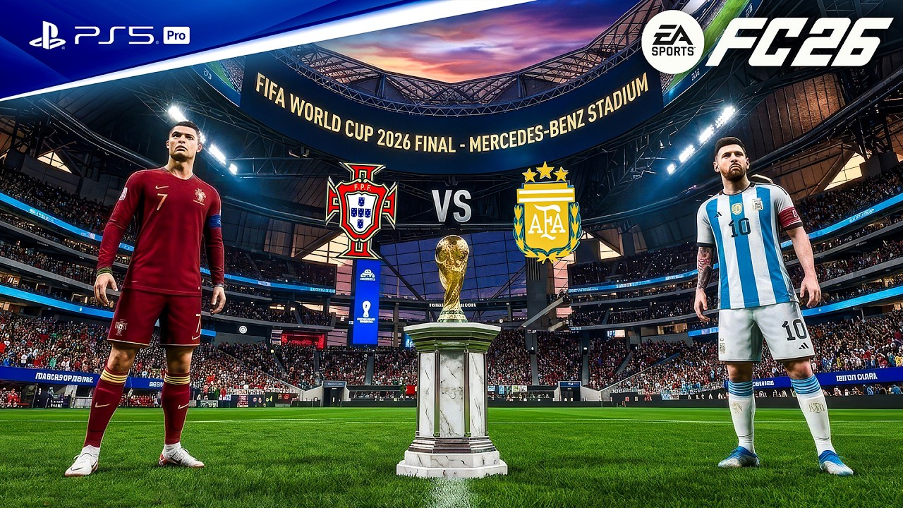 FC 26 - Portugal vs. Argentina Ft. Ronaldo, Messi, | FIFA World Cup 2026 Final | PS5™ Pro [4K60]