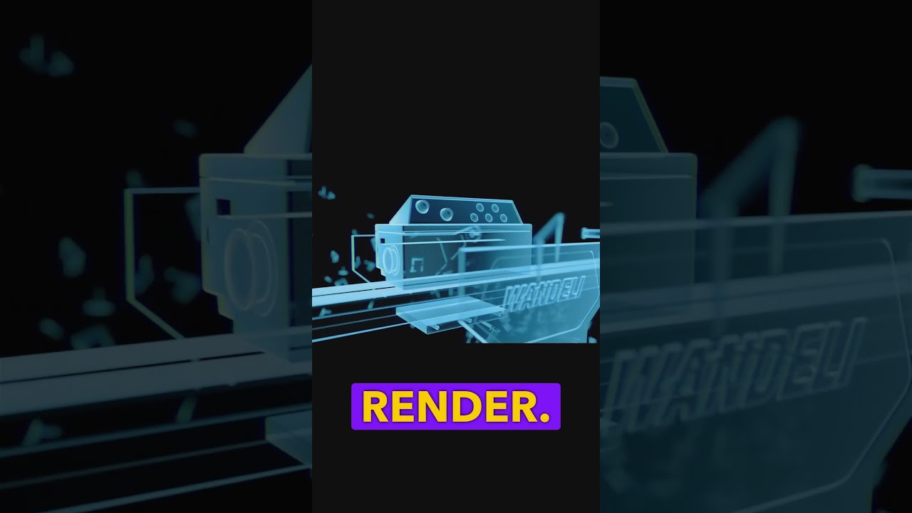 Animation of the 3D logo