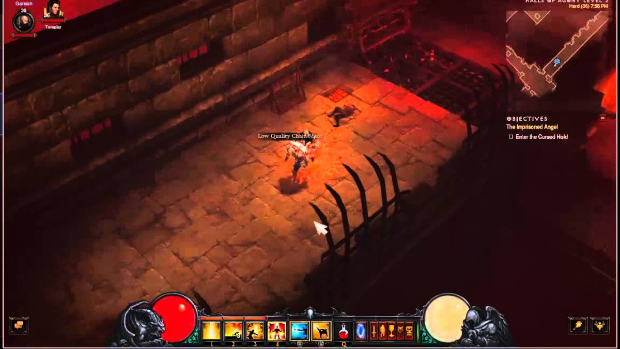 Diablo 3 Halls Of Agony Enemy Setups, Traps, and Player Path YouTube