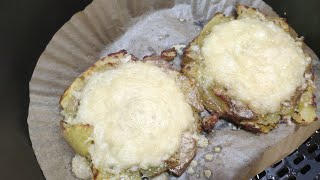 Patatas gratinadas con queso  en Air fryer  Para guarnición