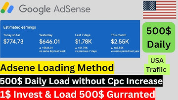 Google adsense loading | Try this method to earn $1500 Daily | Adsene Loading Without CPC Increase