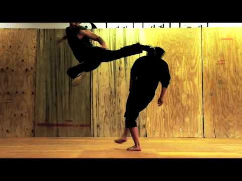 Amazing martial arts stunt fighting ninja assassin performed by Walter Garcia.
