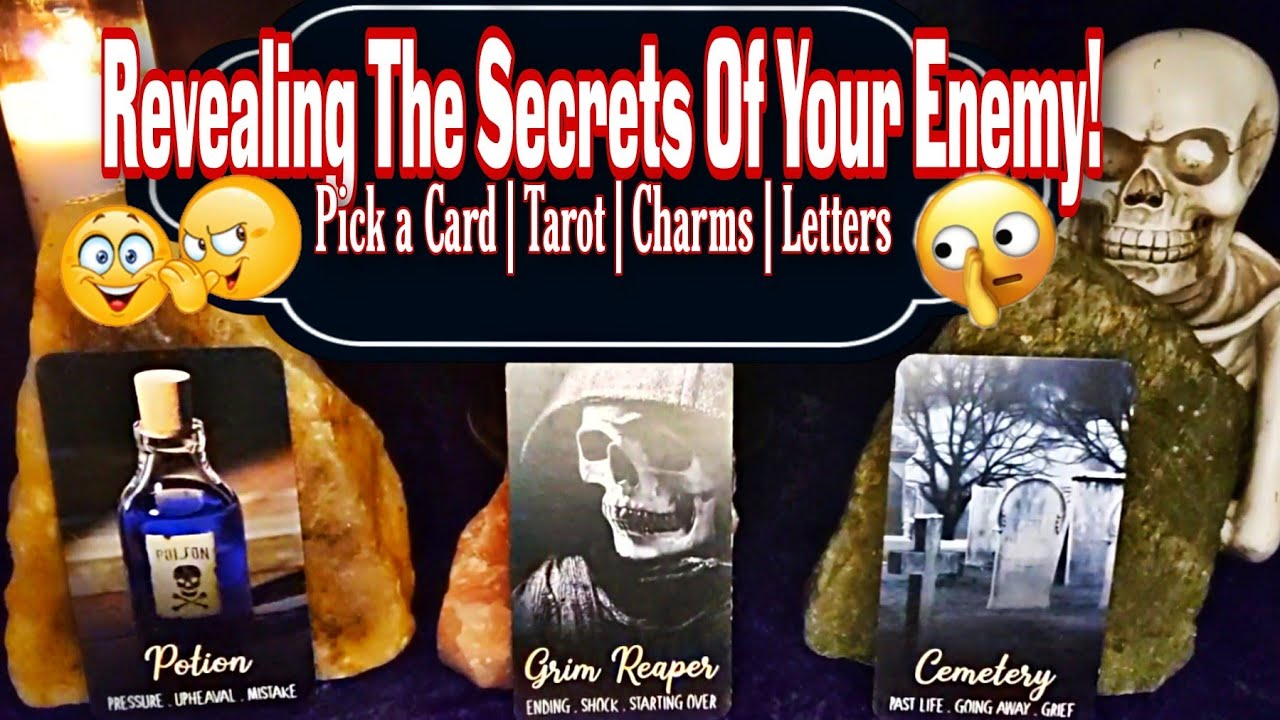 🔥Revealing The Secrets Of Your Enemy!🎯Detailed AF |Pick A Card| Tarot🔮Letters🧿Charms🌟