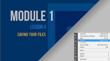 FREE Adobe Photoshop CS6 Tutorials - Saving your Files