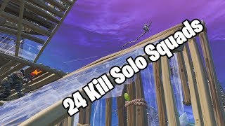 24 Kill Solo vs Squads (Controller on PC - Fortnite)