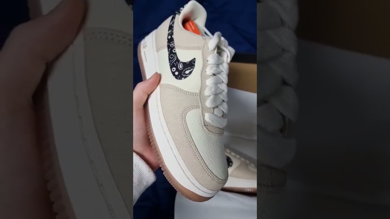 에어포스 1 페이즐리 (Nike Air Force 1 Paisley Swoosh) - YouTube