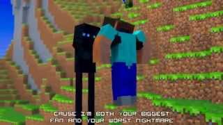 Like An Enderman- Gangnam Style Minecraft Parody Parody Of - Psy Gangnam Style