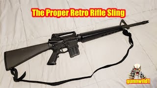The Proper Retro Rifle Sling