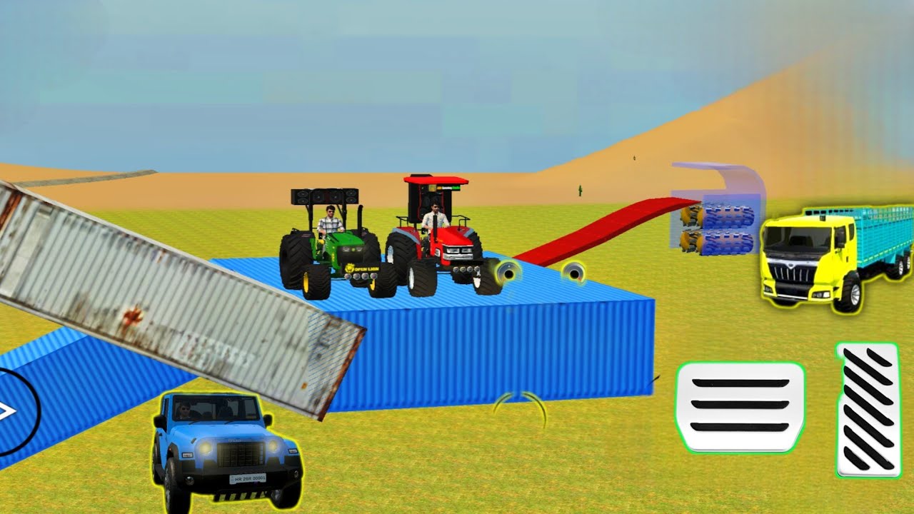 Tractor loading game from stone in dumfer 3d truckgame stand tractor loading game 