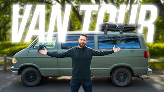 DIY BUDGET CAMPERVAN Tour || Under $1500 Conversion by Kurtis & Chelsey 11,185 views 2 years ago 7 minutes, 58 seconds