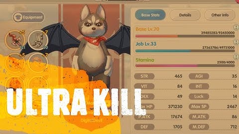 [ROX] LORD KNIGHT SPEAR BUILD KVM ULTRAKILL!!! MINIMINI TV