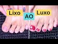 Como fazer as unhas dos pés sozinha passo a passo