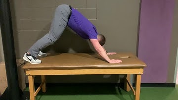 Quadruped hover to down dog