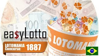 Resultado LOTOMANIA 1887 27/07  🍀