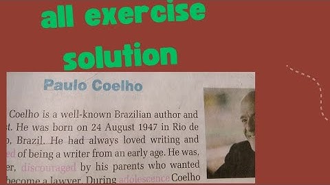 Class 9 english subject unit 12 people and places/reading i/grammar i/writing i all exercise solved