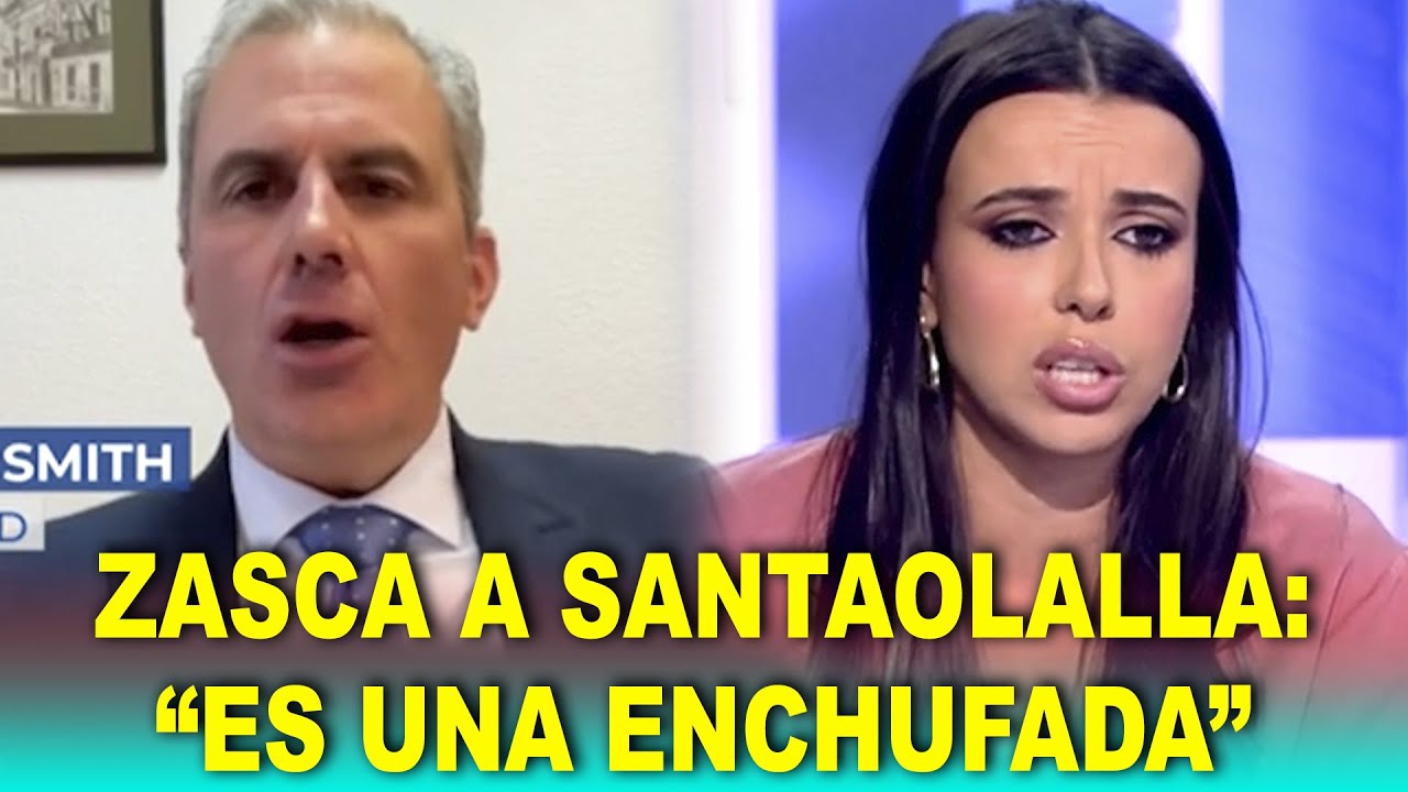 Ortega Smith ESTALLA contra Sarah Santaolalla en directo: "Es una enchufada"