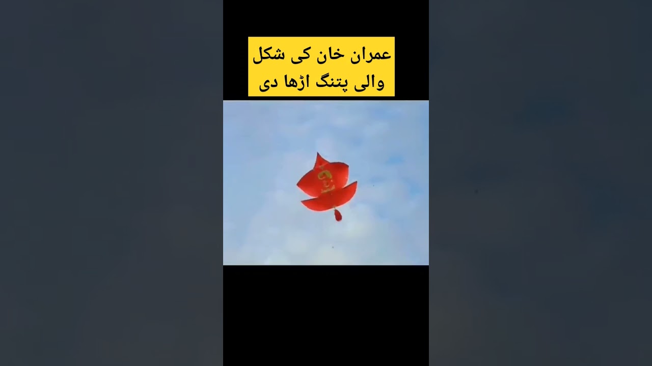 Imran Khan Picture on Kite 